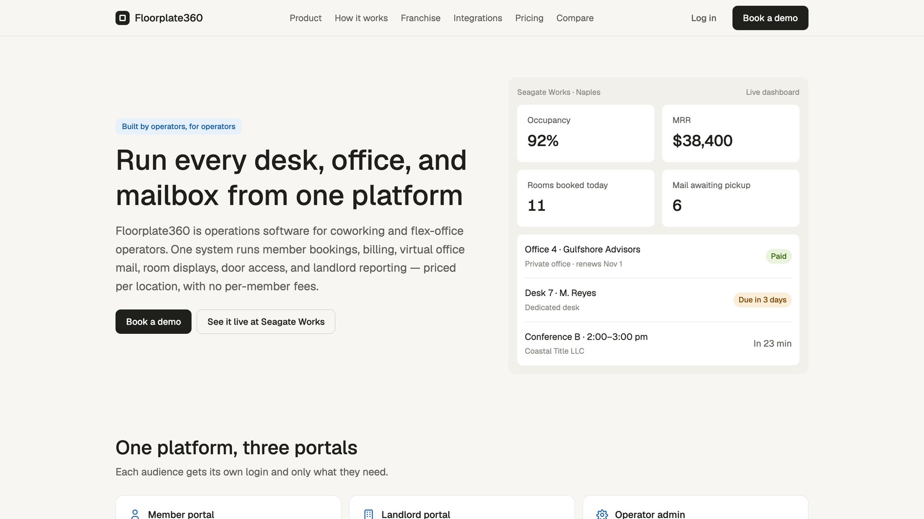 The Floorplate360 marketing site